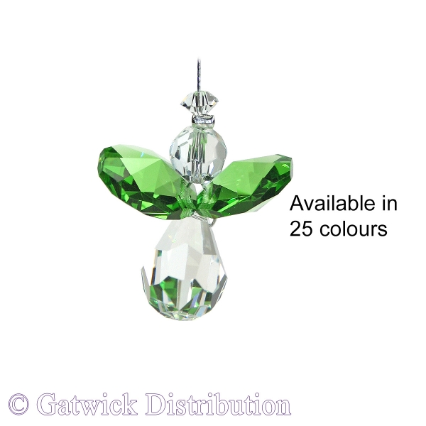 SPECIAL - Little Flying Angel with Coloured Wings Suncatcher