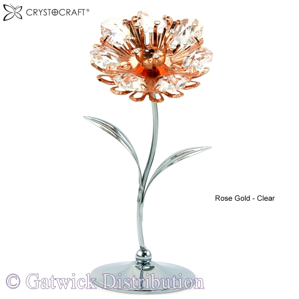 SPECIAL - Crystocraft Sunflower - Rose Gold