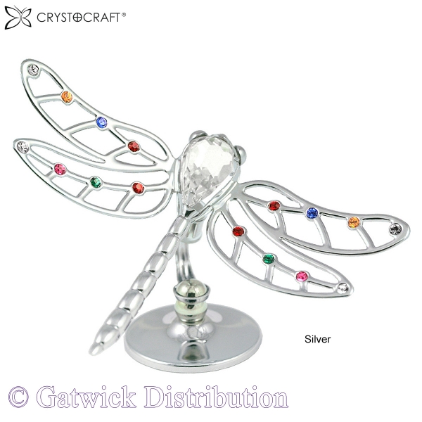 SPECIAL - Crystocraft Dragonfly - Silver