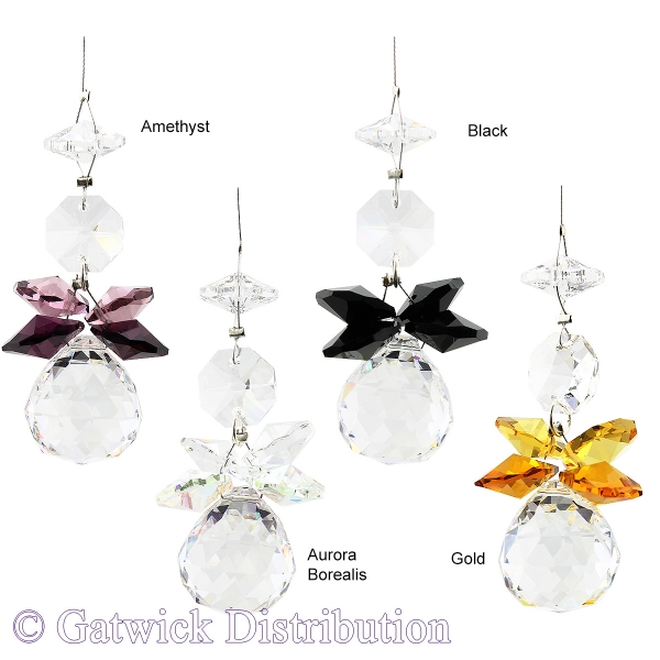 Guardian Angel Suncatcher - Set of 20 with FREE Stand