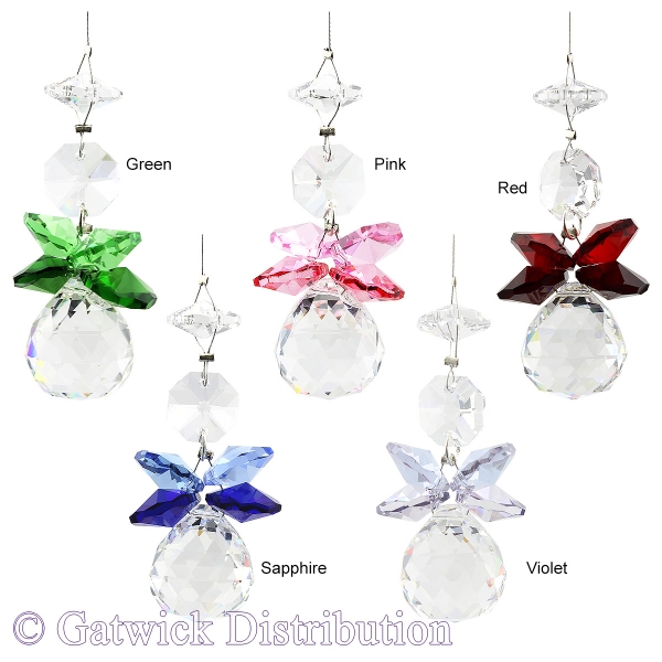 Guardian Angel Suncatcher - Set of 20 with FREE Stand