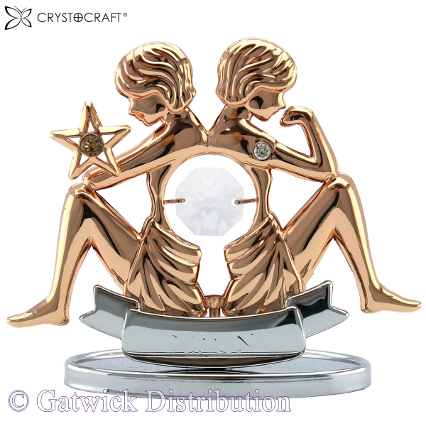 SPECIAL - Crystocraft Zodiac - Rose Gold - Gemini