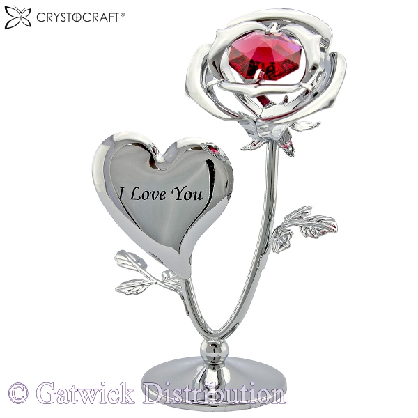 SPECIAL - Crystocraft Mini Rose I Love You