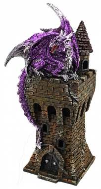 Purple Dragon on Tower
