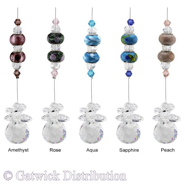 Crystal Delight Suncatcher - Set of 20 with FREE Stand