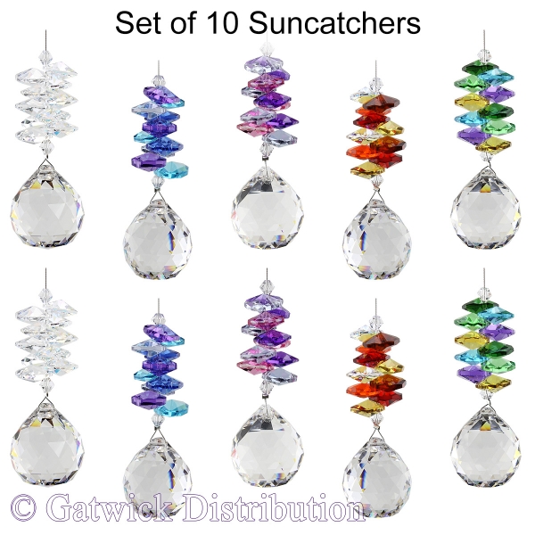 Enchanted Sphere Suncatcher - Set of 10
