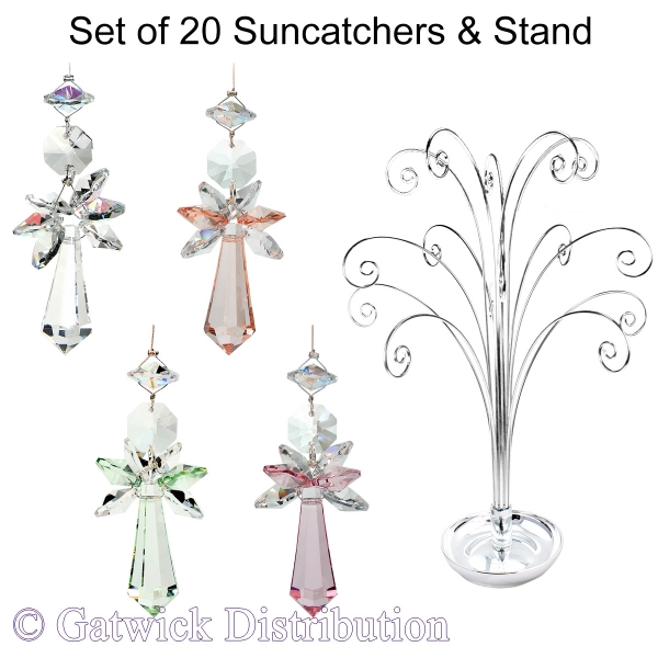 Pastel Angels - set of 20 including FREE STAND (515/15)