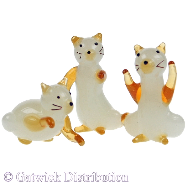 Golden Cats - Set of 6