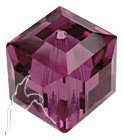 Swarovski Elements Cube Beads - 6mm AM - pack of 5