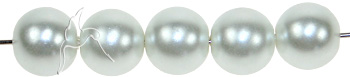 Star Crystals Glass Pearls - 10mm WH