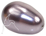 Swarovski Elements Drop Pearls - 11mm MAU - pack of 10