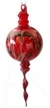 Painted Bauble - Shape 518 - Red