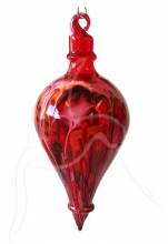 Painted Bauble - Shape 529 - Red