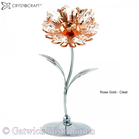 Crystocraft Sunflower - Rose Gold