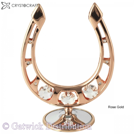 SPECIAL - Crystocraft Horseshoe - Rose Gold