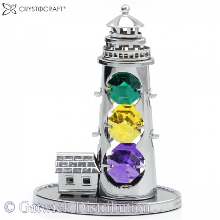 SPECIAL - Crystocraft Lighthouse - Silver