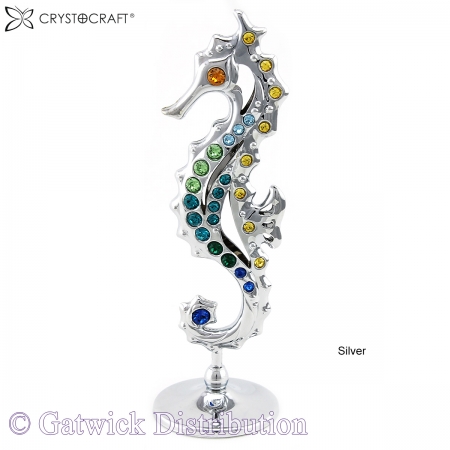 SPECIAL - Crystocraft Seahorse - Silver