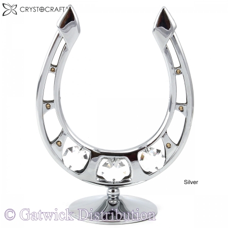 SPECIAL - Crystocraft Horseshoe - Silver