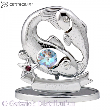 Crystocraft Zodiac - Silver - Pisces