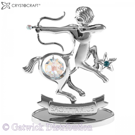 Crystocraft Zodiac - Silver - Sagittarius