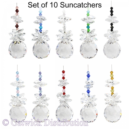Beaded Sphere Suncatcher - Set of 10