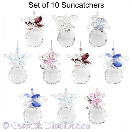Butterfly Sphere Suncatcher - Set of 10