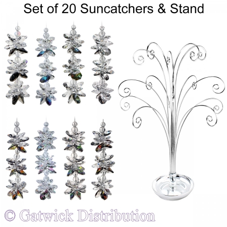 Jackie H. II Suncatcher - Set of 20 with FREE Stand