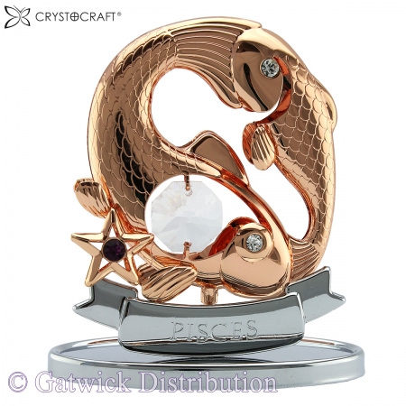 SPECIAL - Crystocraft Zodiac - Rose Gold - Pisces