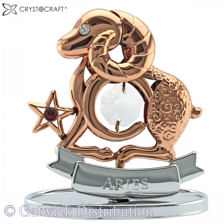 SPECIAL - Crystocraft Zodiac - Rose Gold - Aries