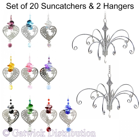 My Love Suncatcher - Set of 20 with 2 FREE Hangers