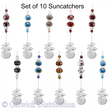 Crystal Delight Suncatcher - Set of 10