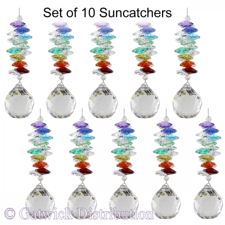 Rainbow Delight Suncatcher - Set of 10