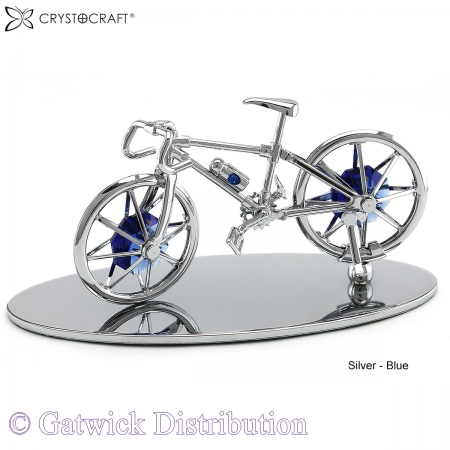 SPECIAL - Crystocraft Bicycle - Silver / Blue