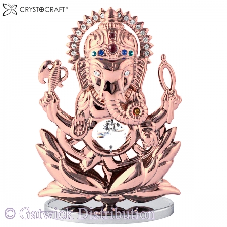 SPECIAL - Crystocraft Ganesha - Rose Gold