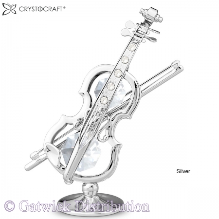SPECIAL - Crystocraft Violin - Silver