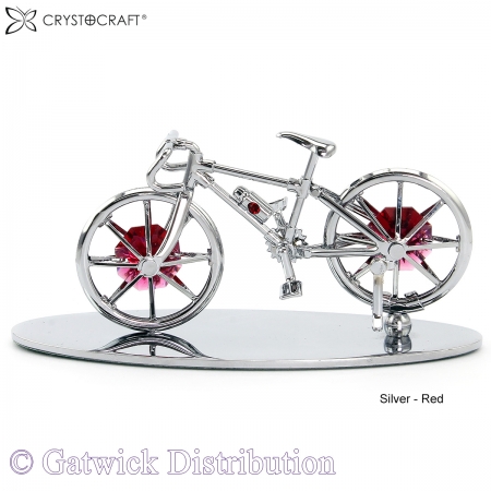 SPECIAL - Crystocraft Bicycle - Silver - Red