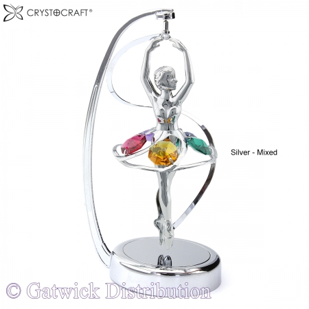 Crystocraft Ballerina Spiral Spinner - Silver - Mixed