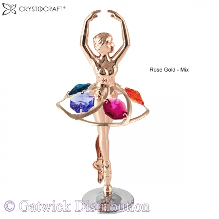 SPECIAL - Crystocraft Ballerina - Rose Gold - Mix