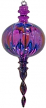 Painted Bauble - Shape 518 - Purple