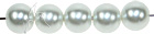 Star Crystals Glass Pearls - 10mm WH