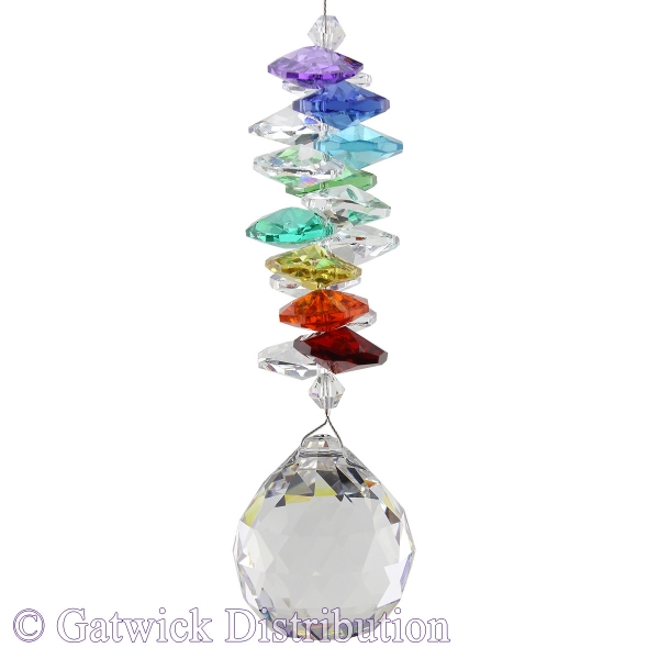 Rainbow Delight Suncatcher - Set of 20 with FREE Stand