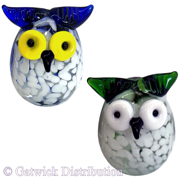 SPECIALS - Glass Owls - Set of 6