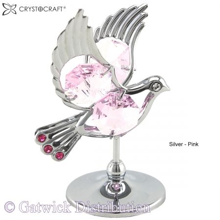 SPECIAL - Crystocraft Dove Pink - Silver