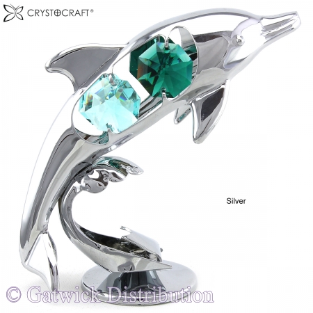 SPECIAL - Crystocraft Dolphin - Silver