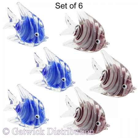Marble Fish - Set of 6