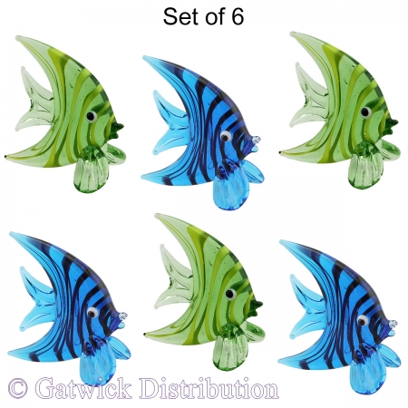 Small Angel Fish - set of 6