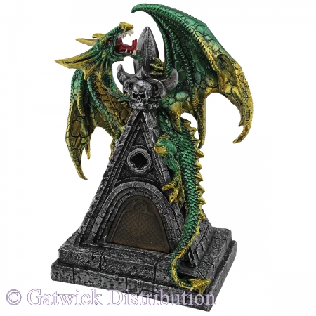 Green Dragon on Castle Roof