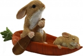 Rabbits in Carrot Boat