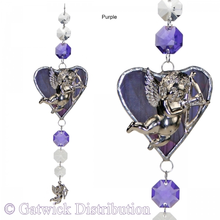 Cupid on Heart - Purple<br/><b>LIMITED STOCK AVAILABLE!</b>