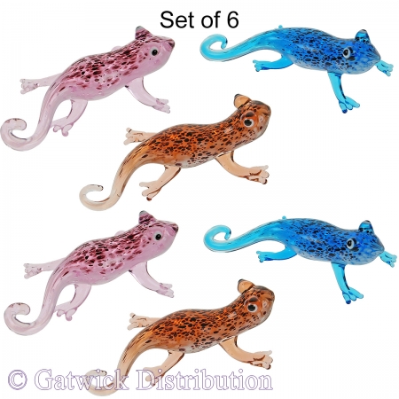 Lizards - set of 6